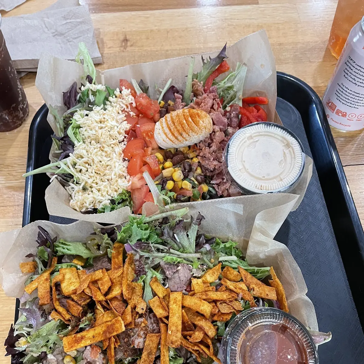 Taco Salad and Cobb Salad