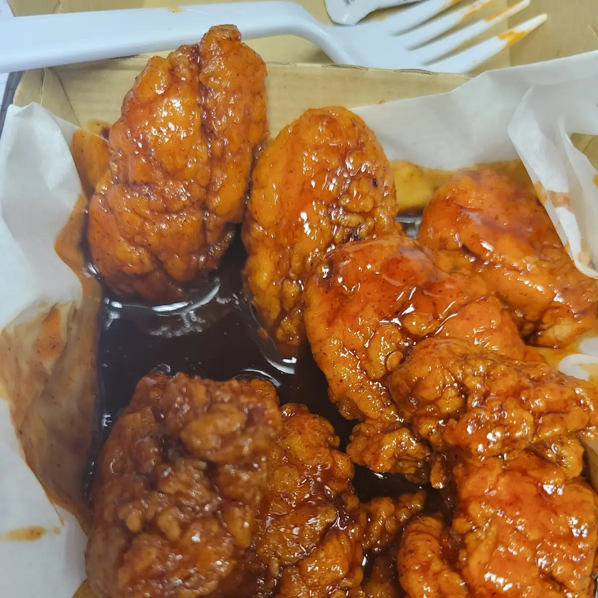 Hot Honey BBQ Wings