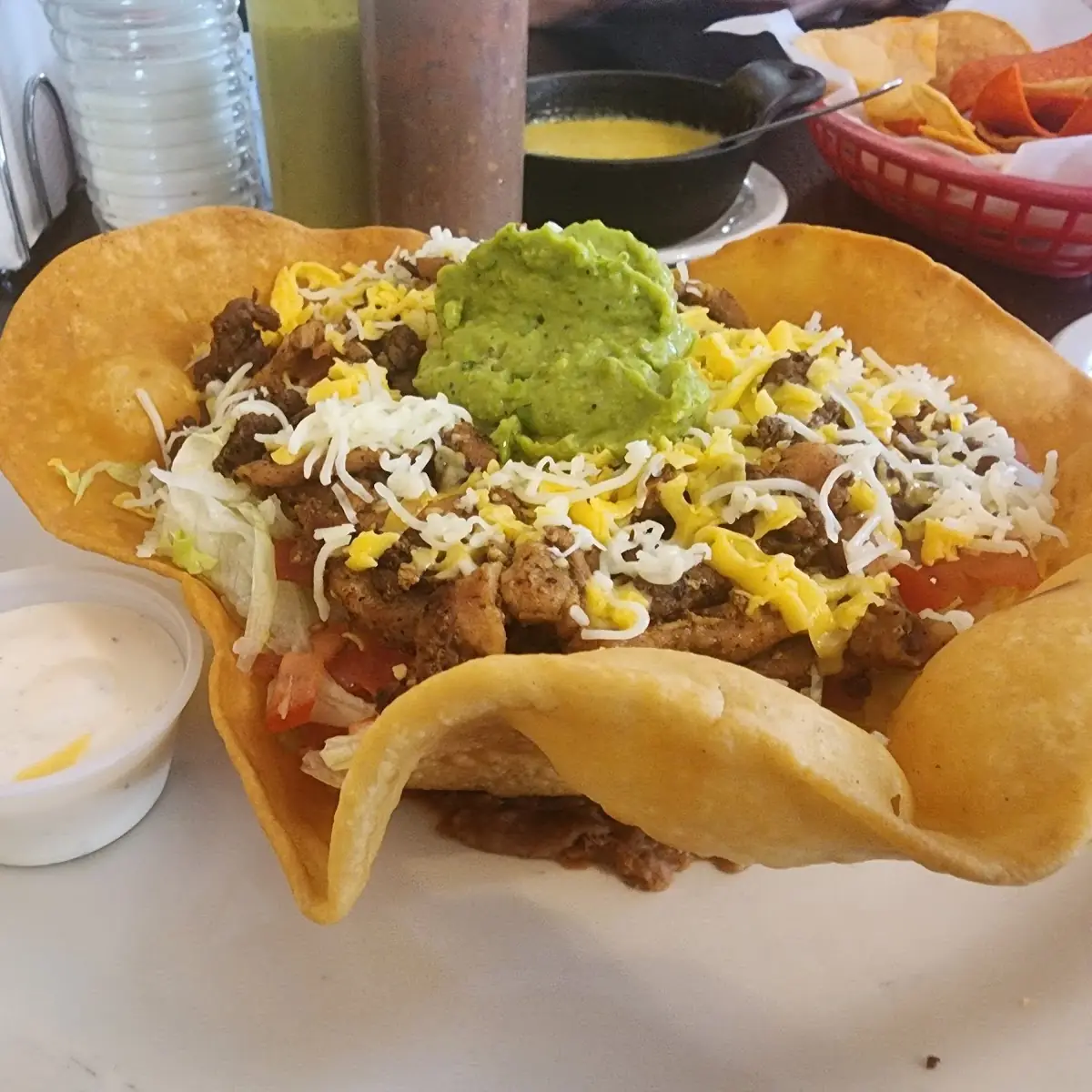 Fajita and Chicken Taco Salad