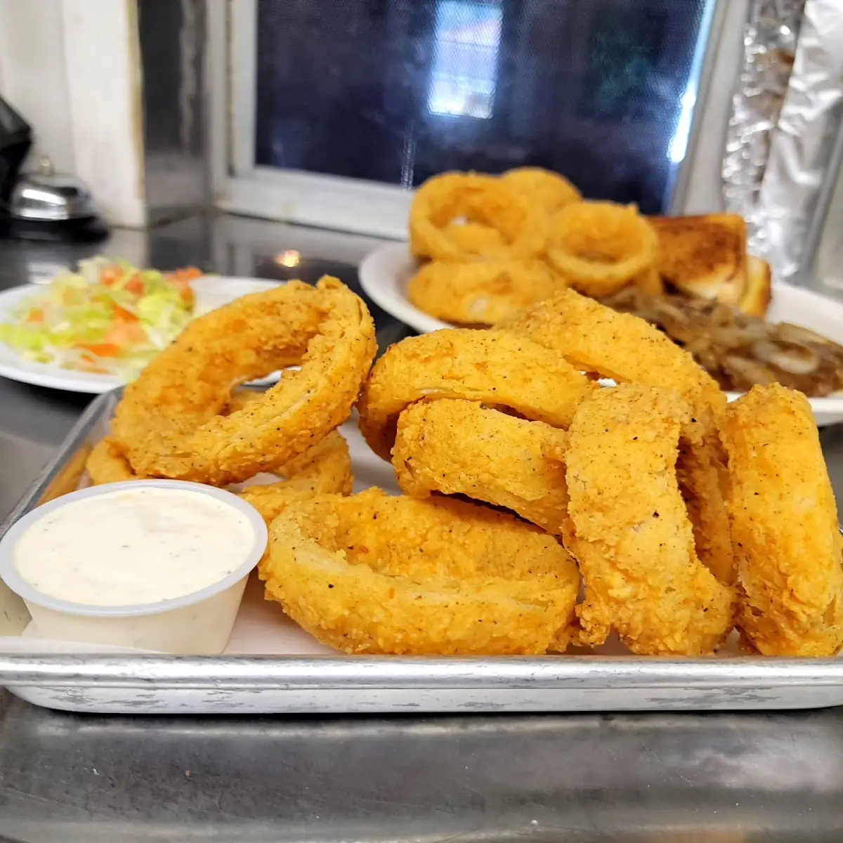 Homemade Hand Battered Onion Rings