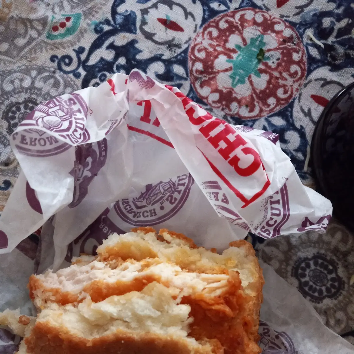 Hot Honey Chicken Biscuit