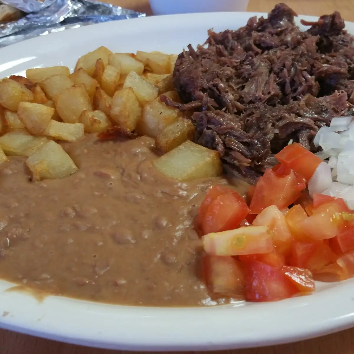 Carne Guisada Plate