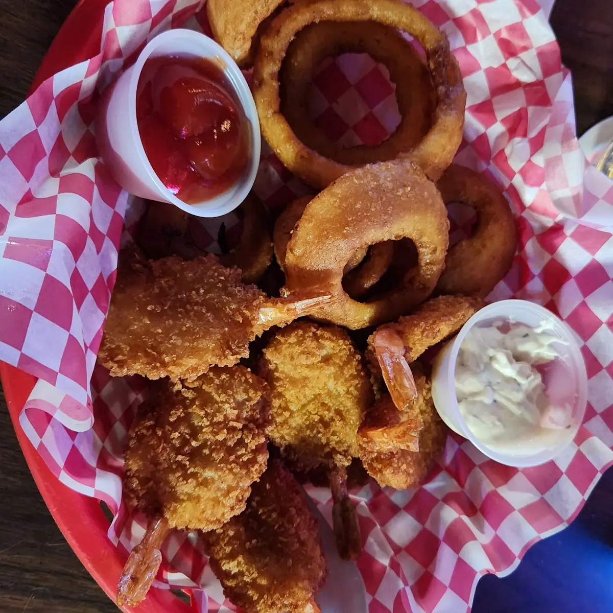 Fried Shrimp & Onion Rings