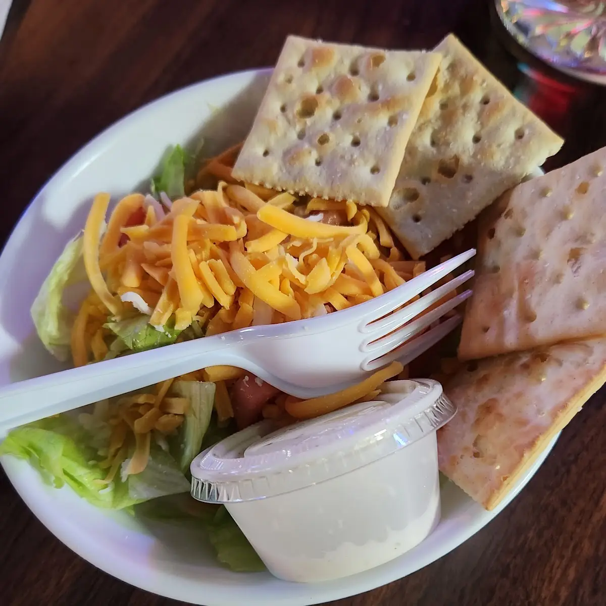 Side Salad with Ranch Dressing
