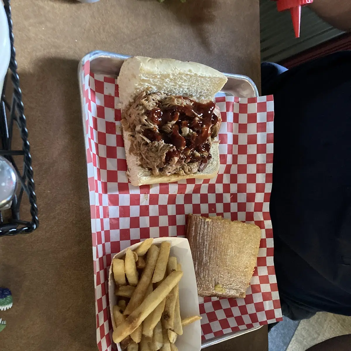 Pulled Pork Sandwich with Fries
