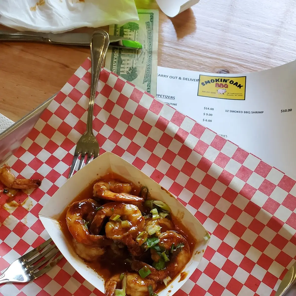 Smoked BBQ Shrimp Appetizer