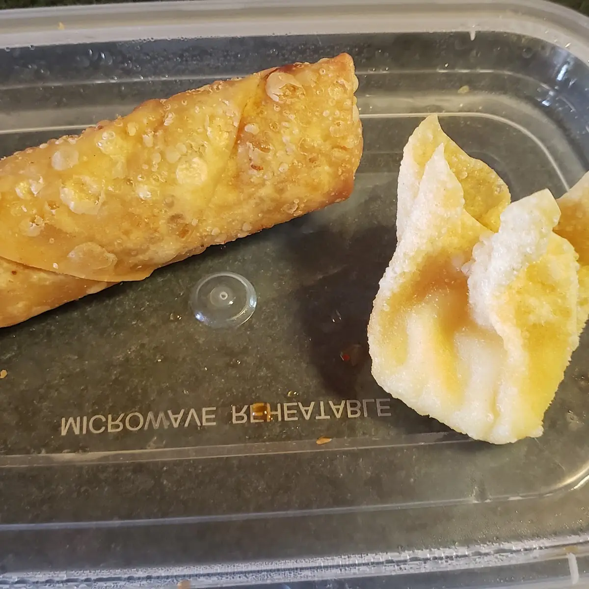 Egg Roll and Cream Cheese Wonton
