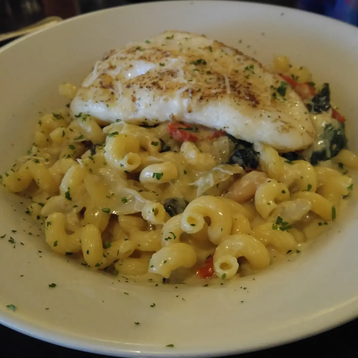 Mac & Cheese Florentine