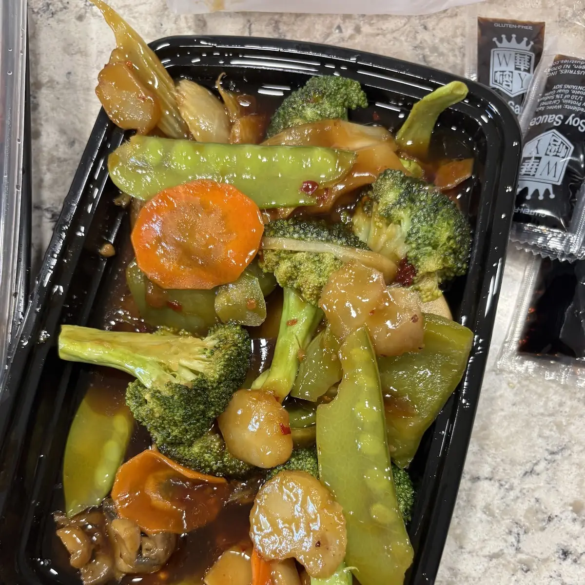 1. Steamed with Mixed Vegetable
