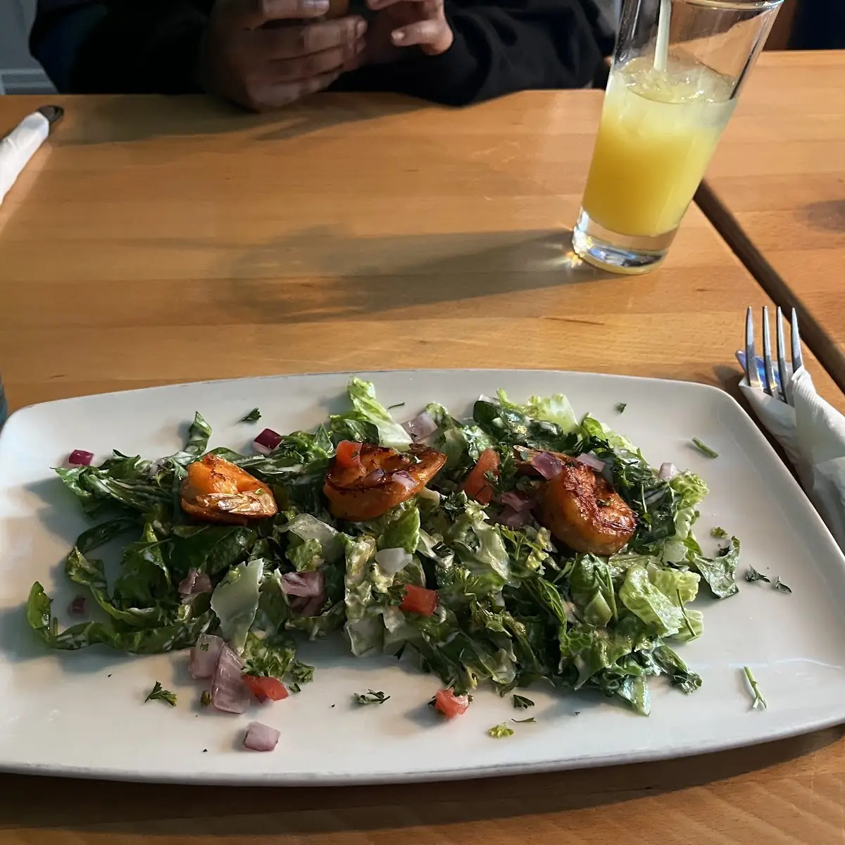 Grilled Shrimp Cesar Salad