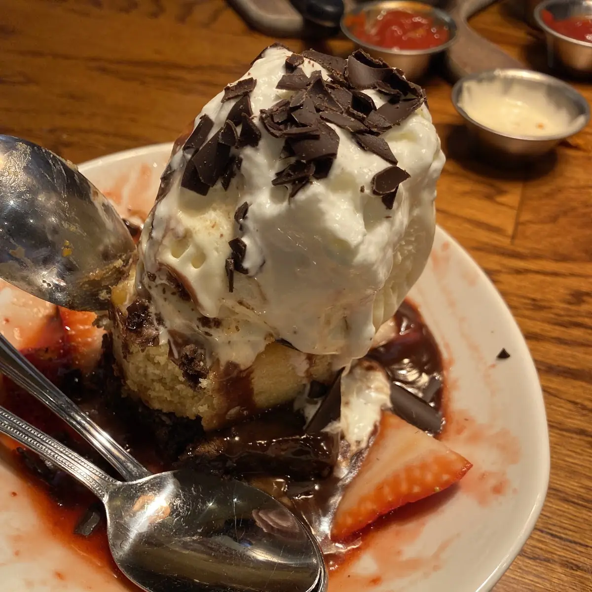 Brownie Sundae with Nuts