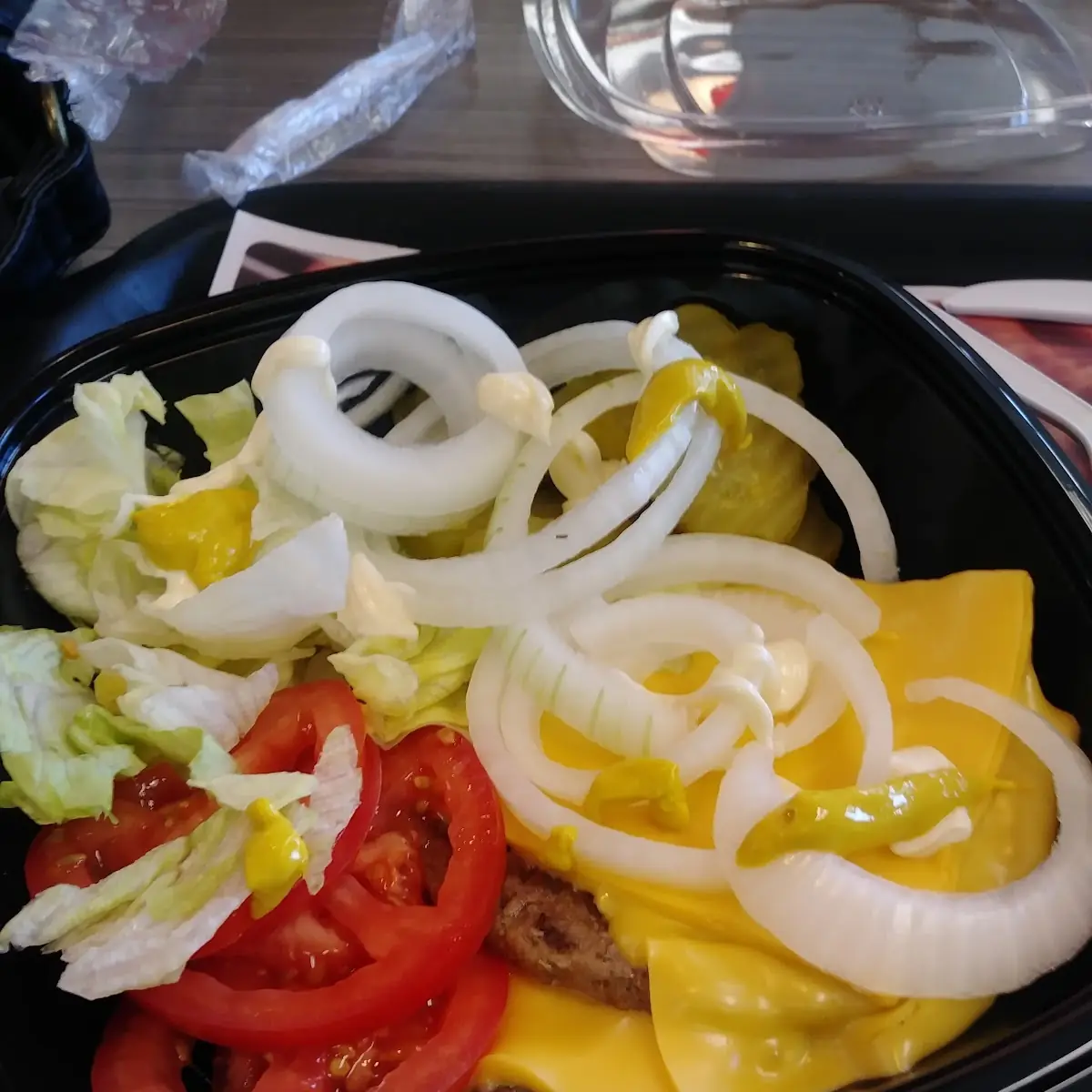 Low Carb Whopper with Cheese