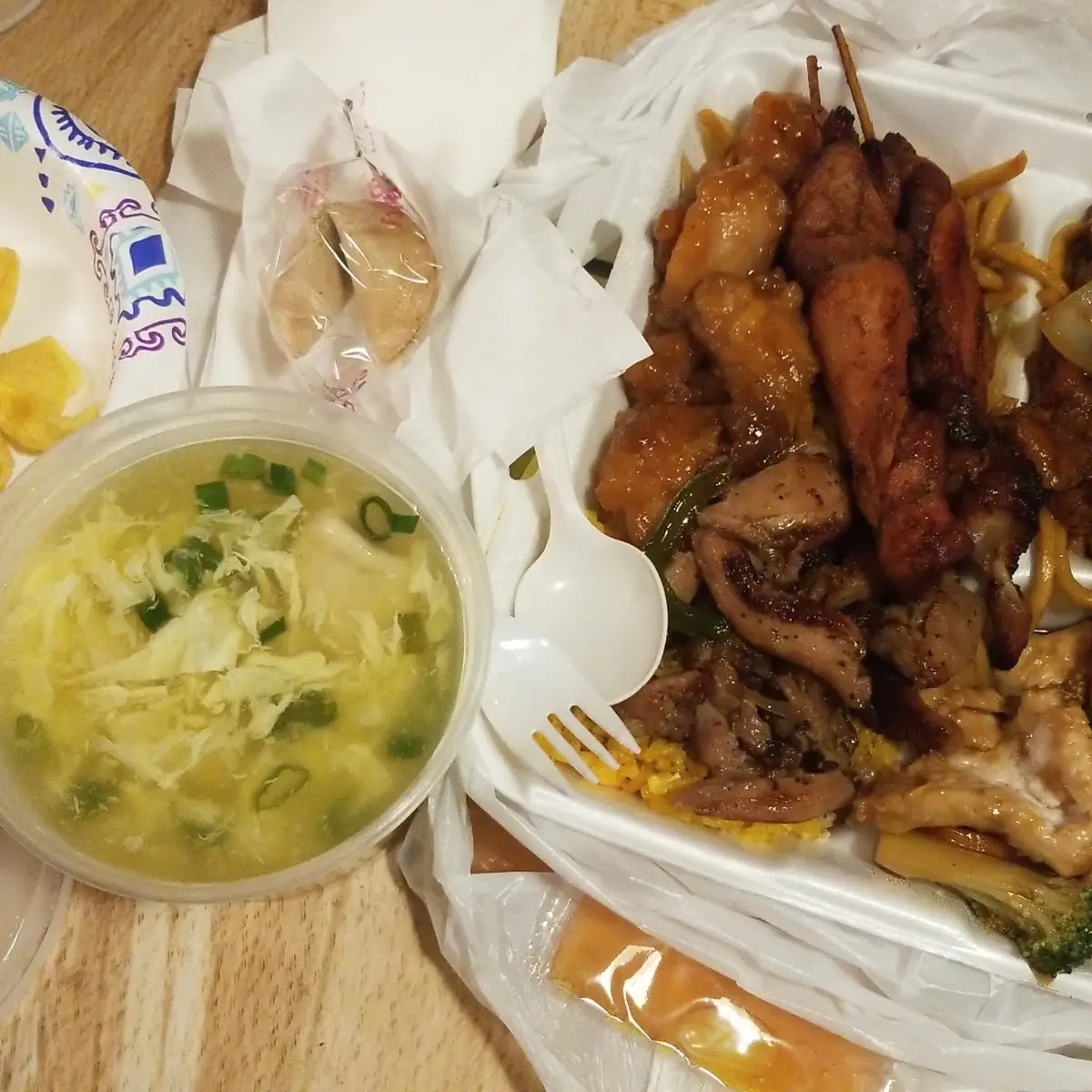 Egg Drop Soup and Buffet
