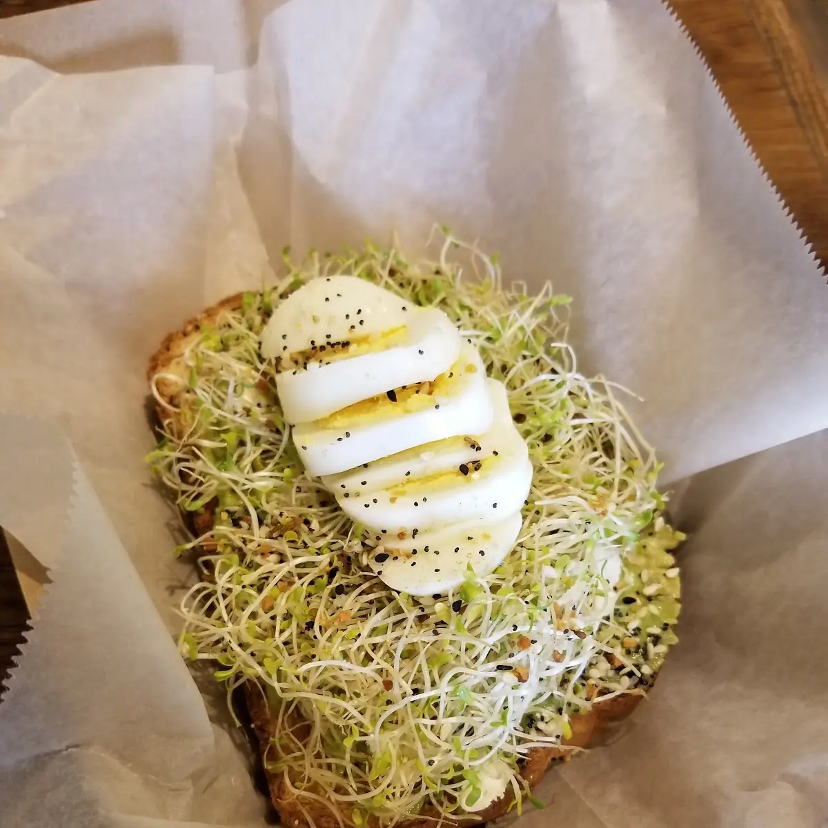 Avocado Toast with Hard Boiled Egg