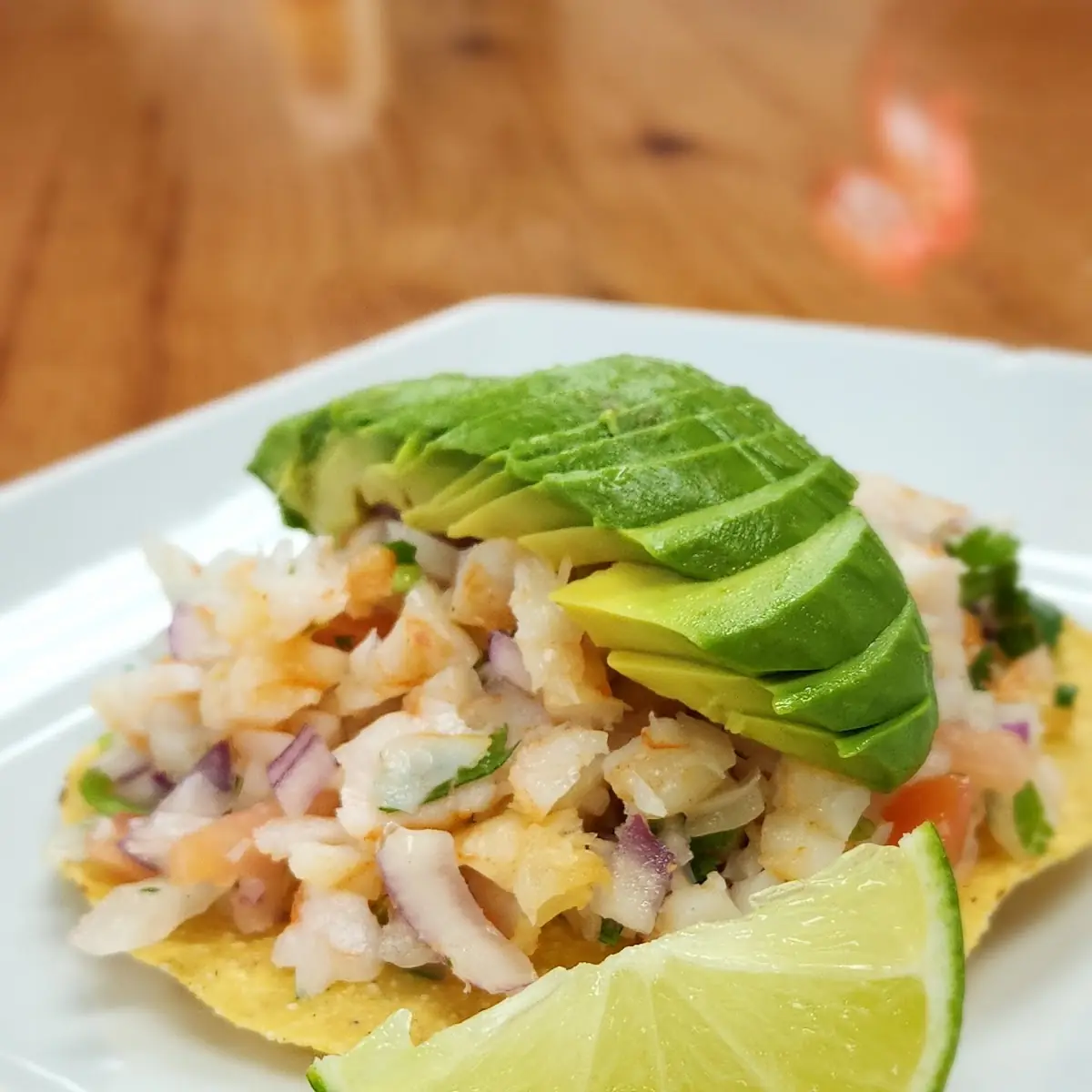 Tostada de Ceviche 1 Ceviche Tostada 1