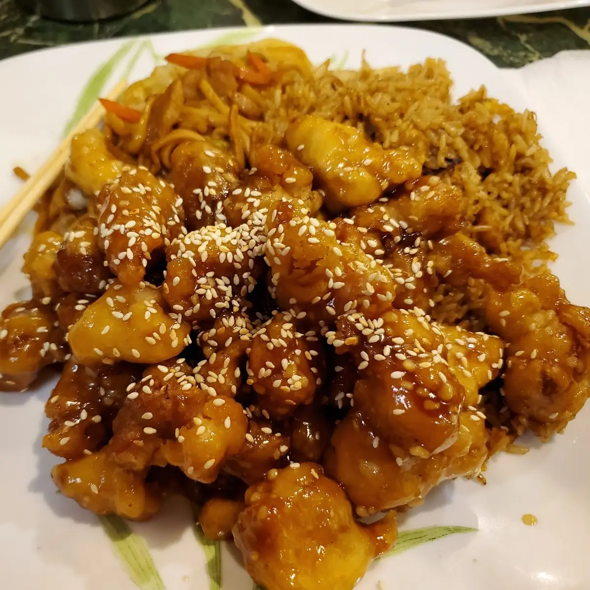 Sesame Chicken Combo