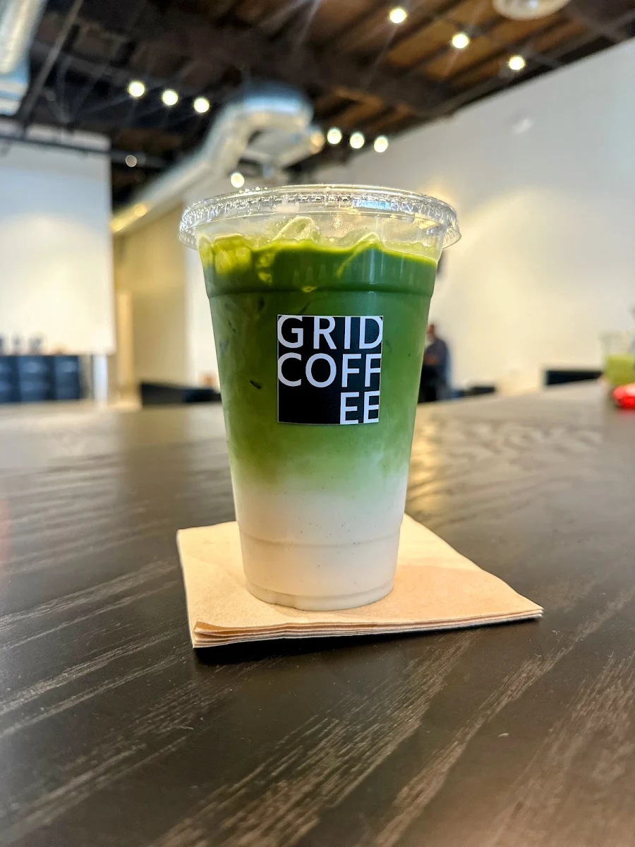 Blue Lavender Matcha Latte