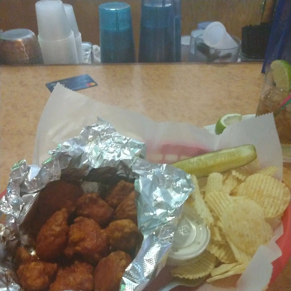 Hot or Mild Wing Ding Basket