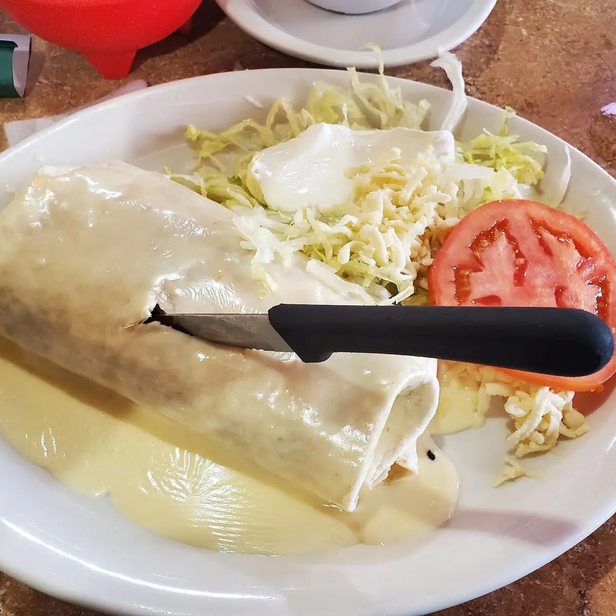 Jumbo Burrito with Beef