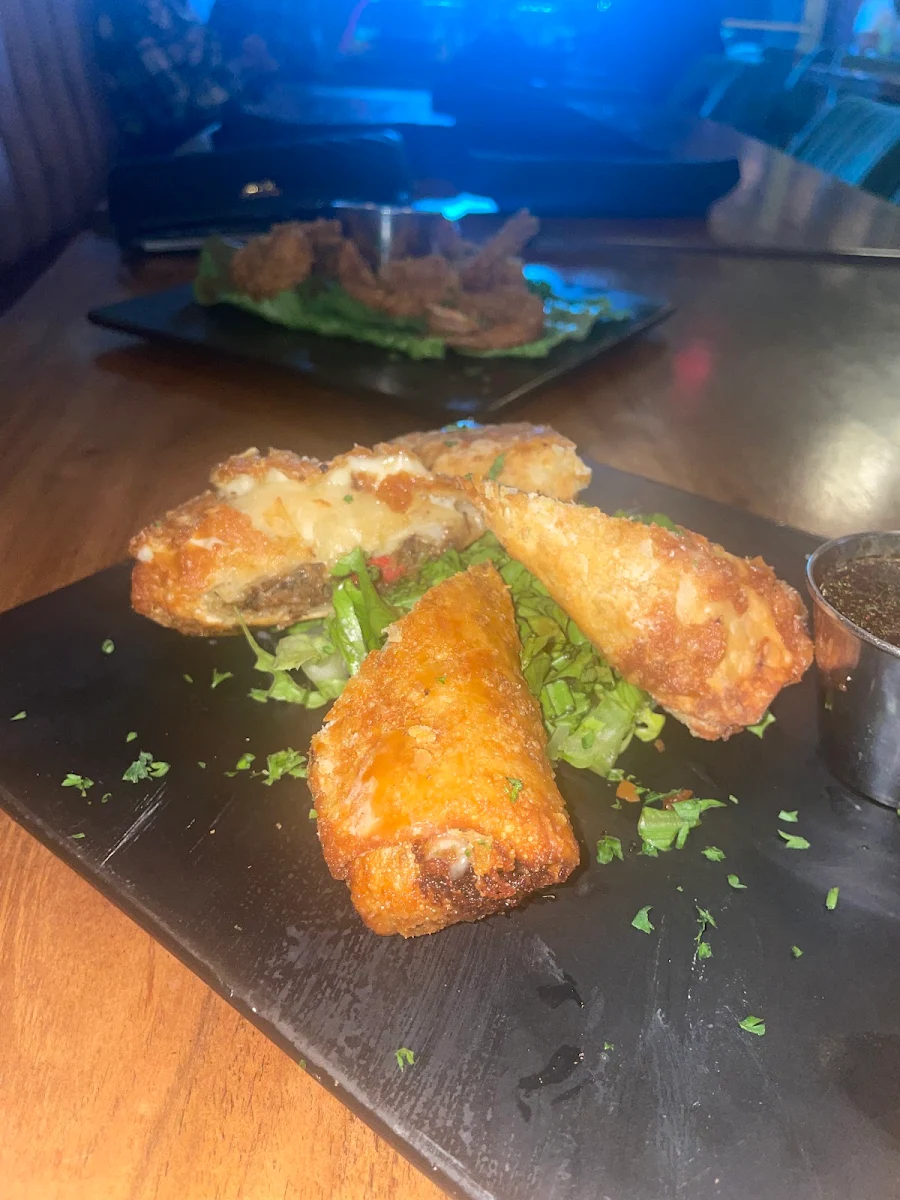 Jerk Chicken Egg Rolls