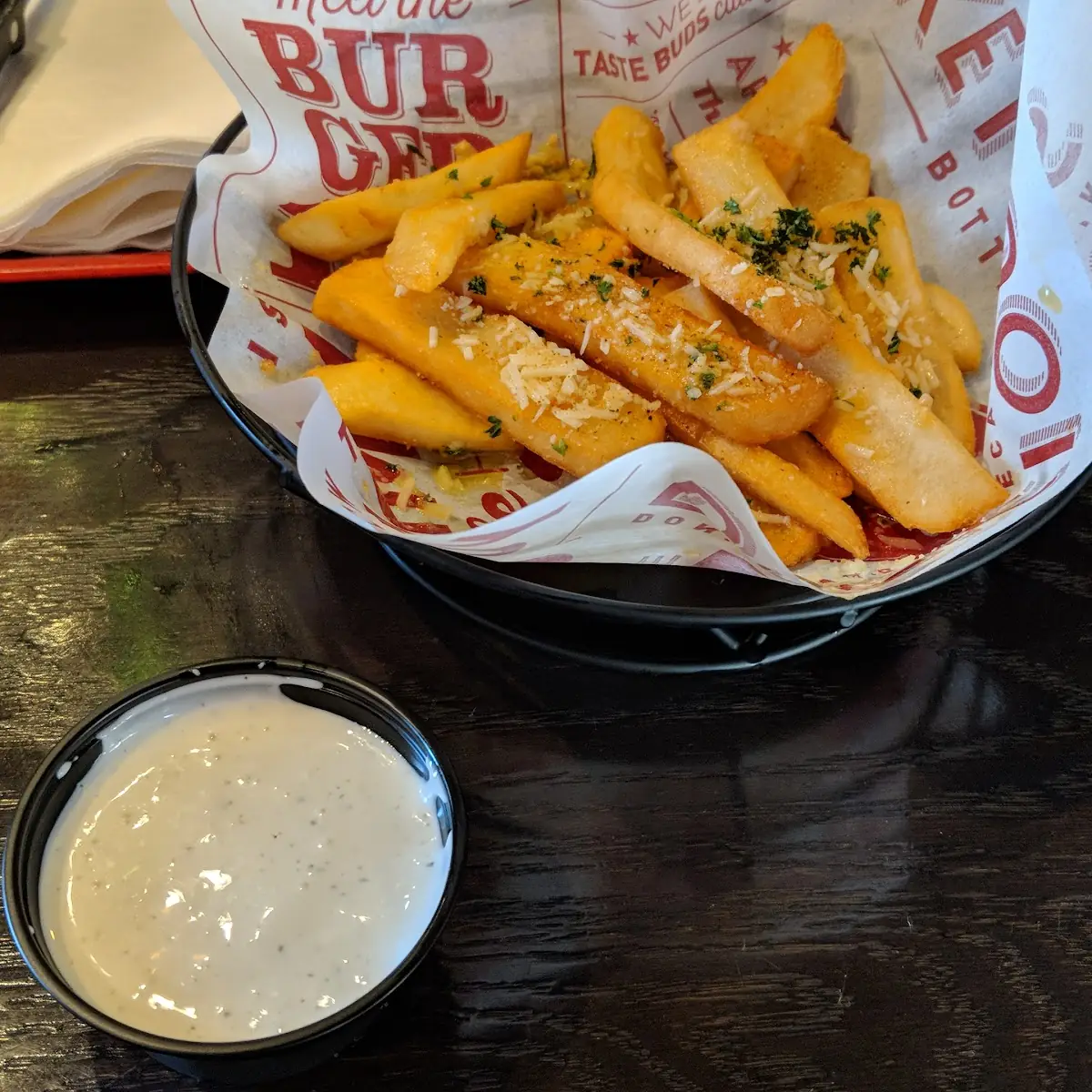 Garlic Parmesan Fries