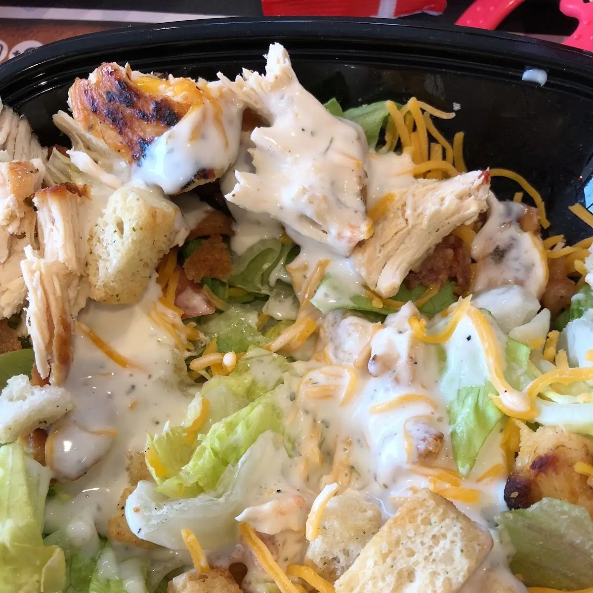 Crispy Chicken Club Salad