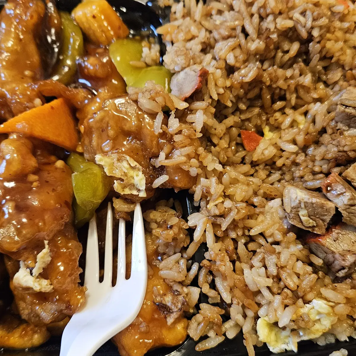 General TSO Chicken & Egg Fried Rice
