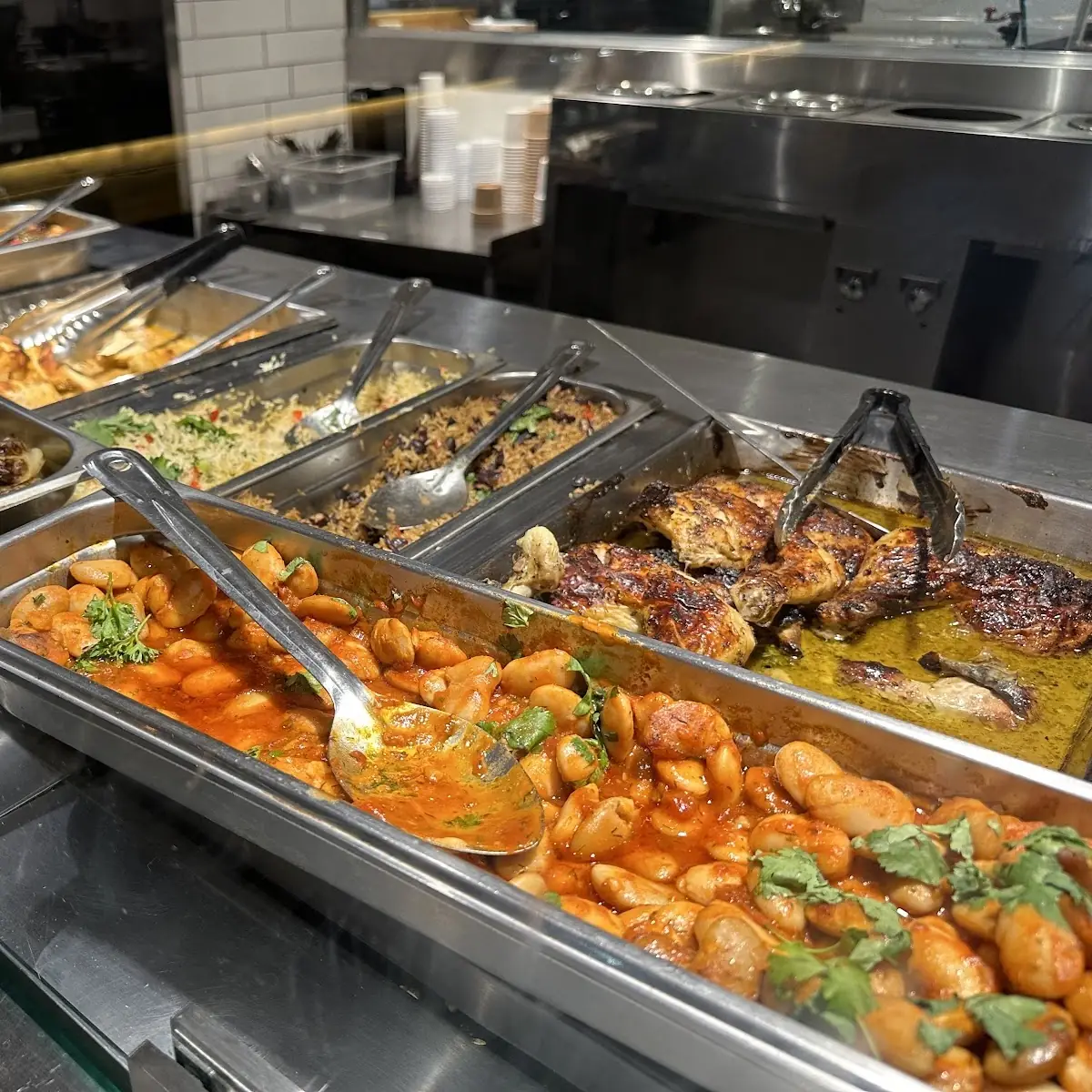 Hot Food Buffet Bar