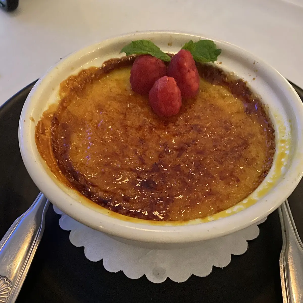 White Chocolate Creme Brulee