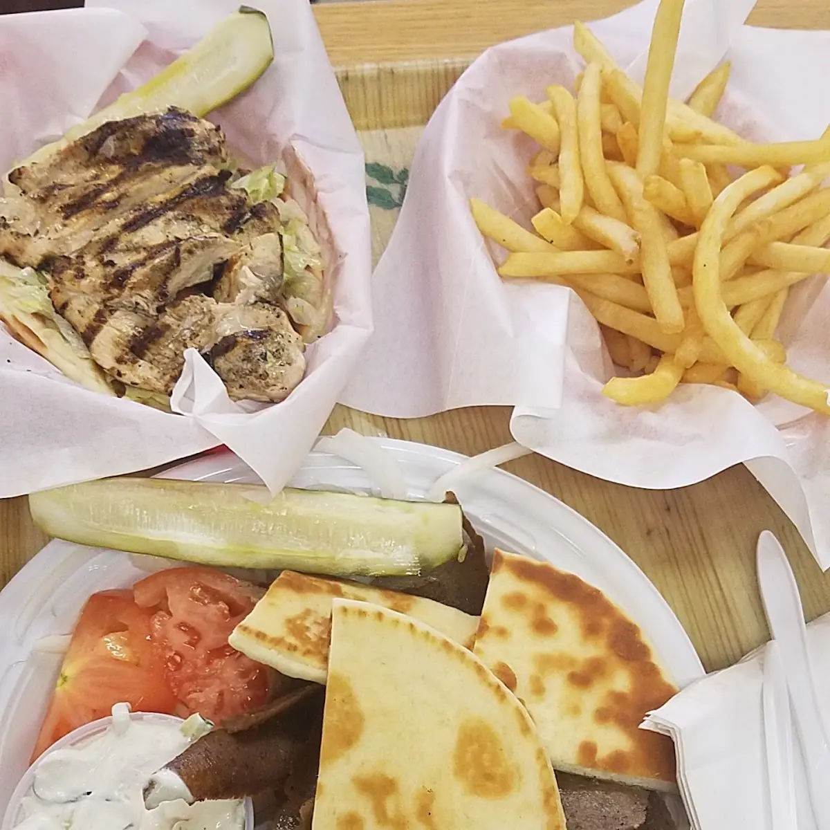 Grilled Chicken Pita