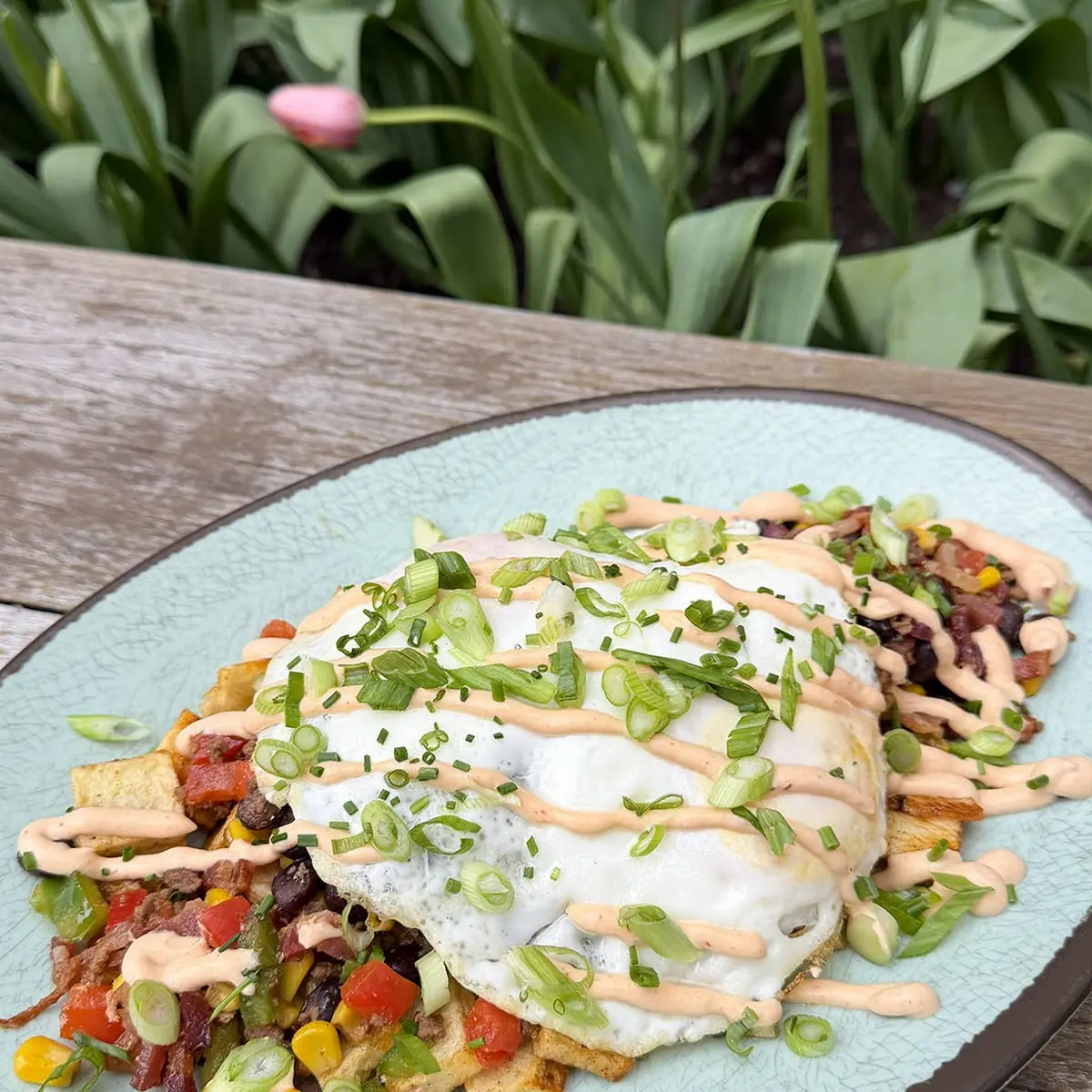 BBQ Chicken Hash