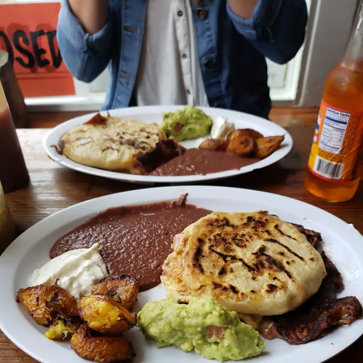 Combo 2 2 Pupusas Rice & Beans