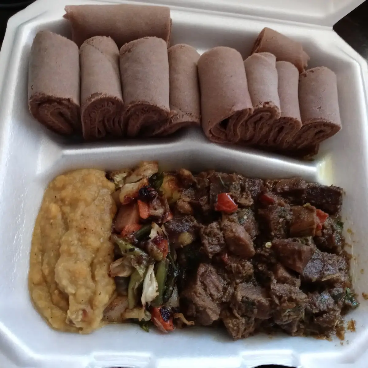 Beef Meat and Veg Combo