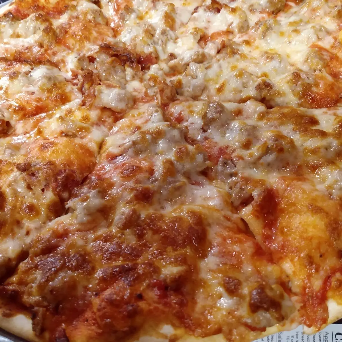 Sausage and Bacon Pizza