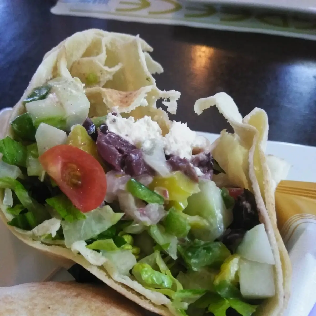 Greek Salad Pocket