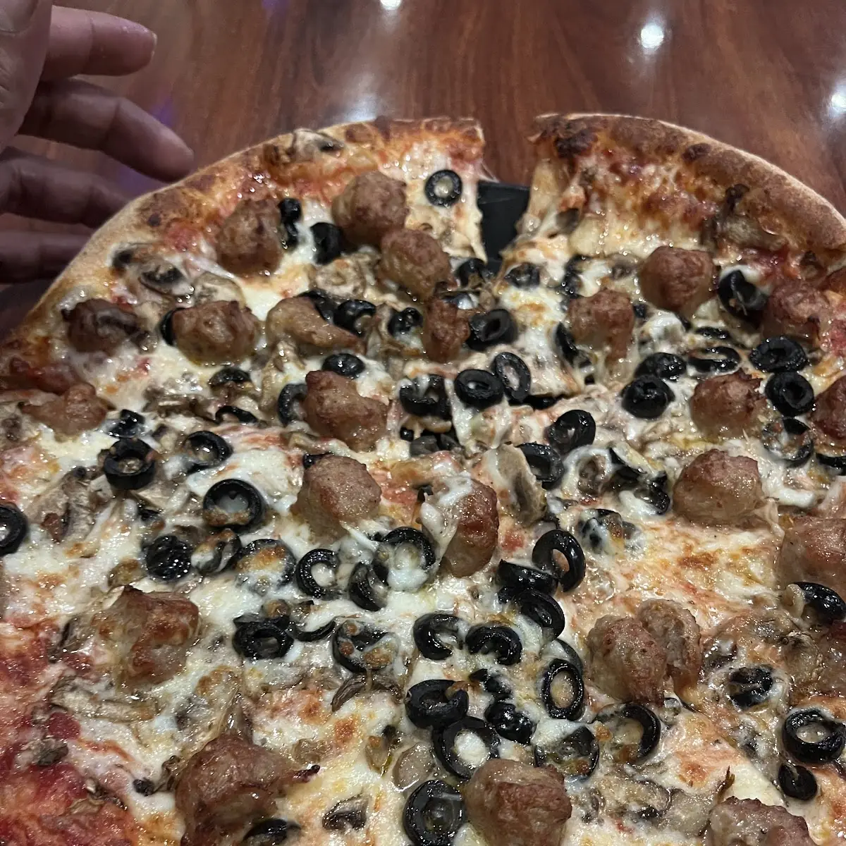 Sausage Mushroom Pizza