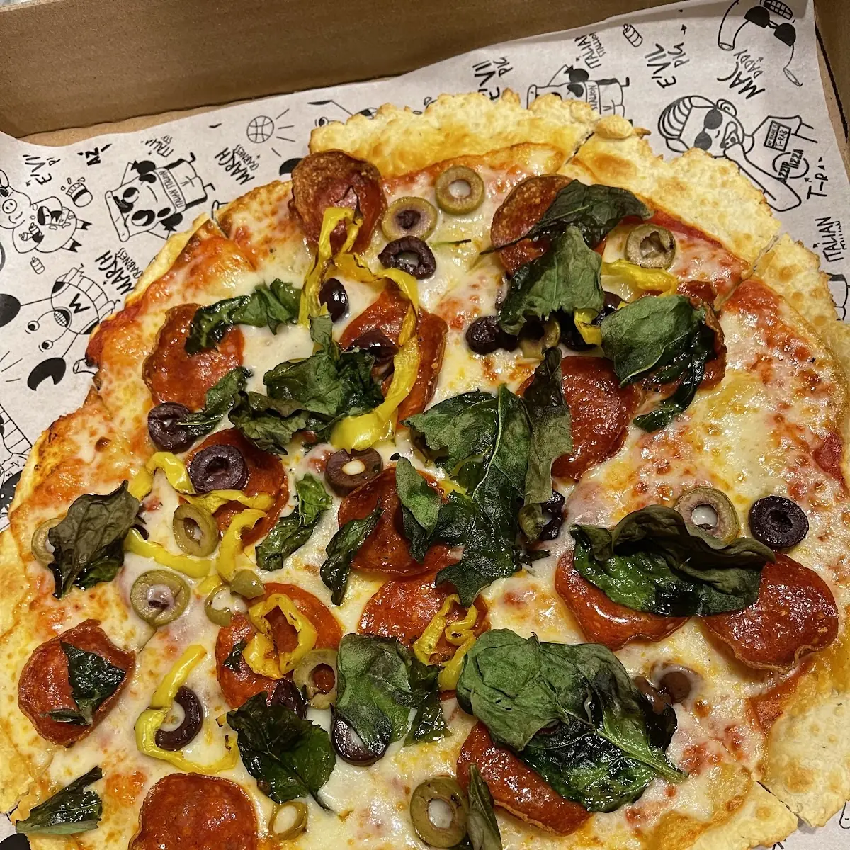 Cheese Pizza with Pepperoni