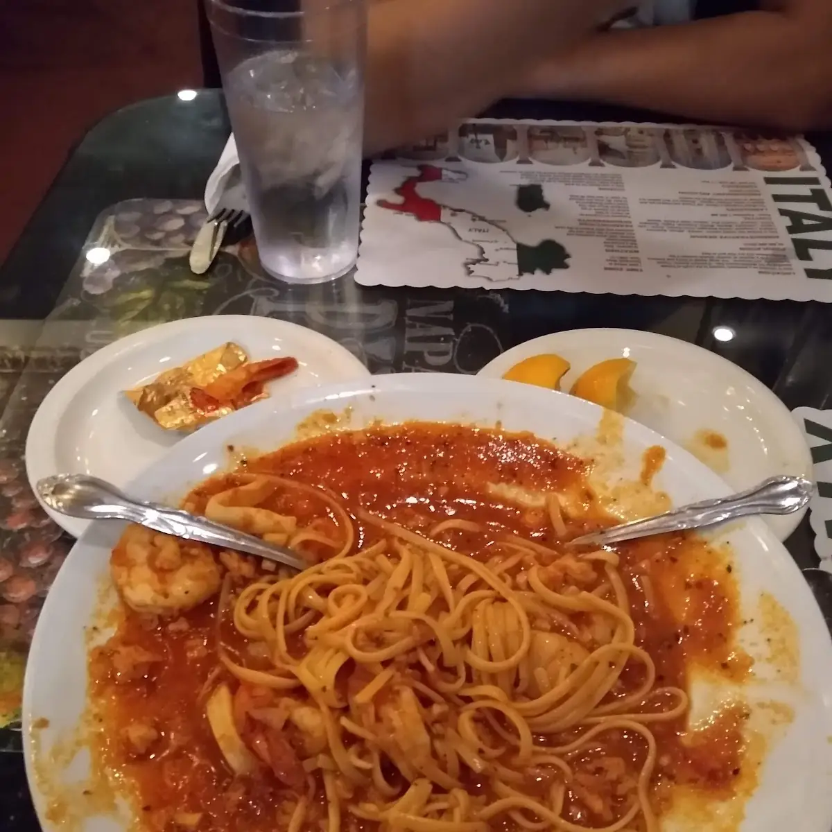 Seafood Linguine with Scallops