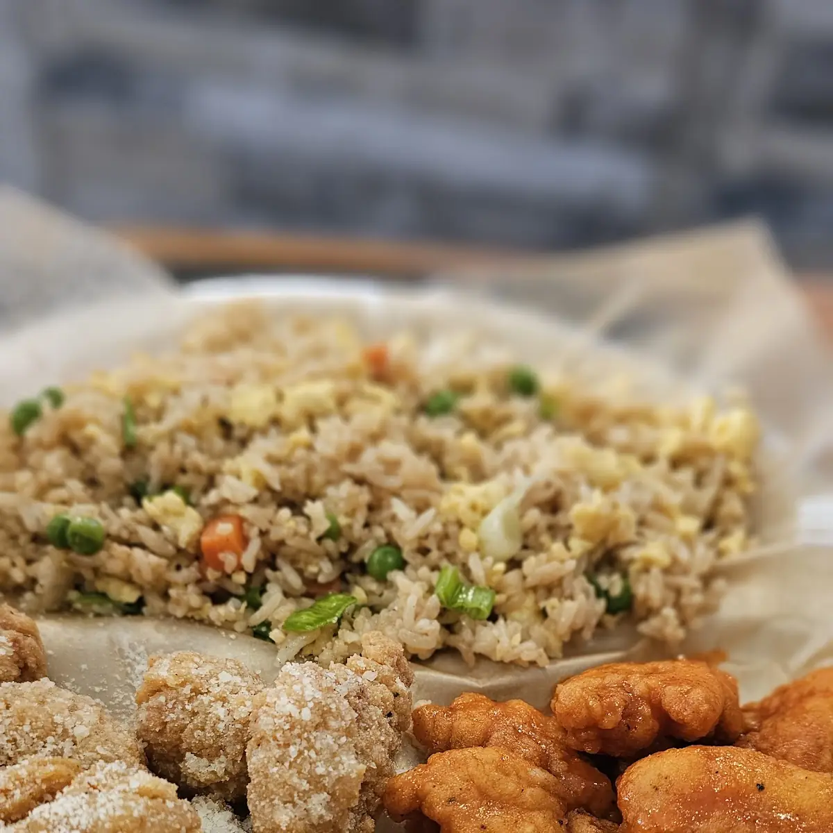 Nuggets with Fried Rice