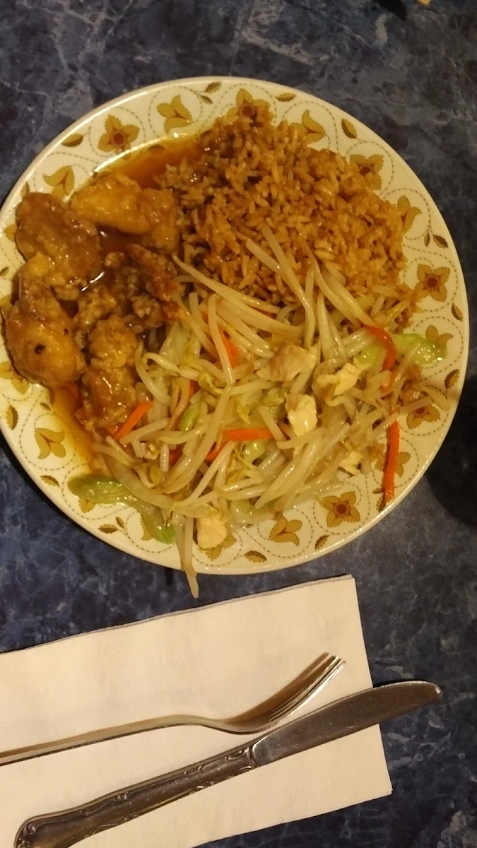 Chicken with Chicken Chow Mein