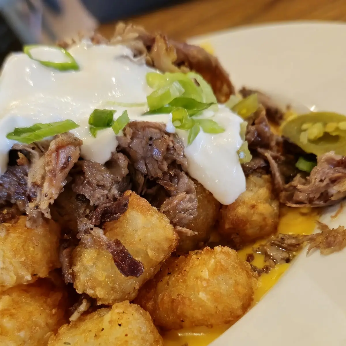 Loaded Tots with Brisket