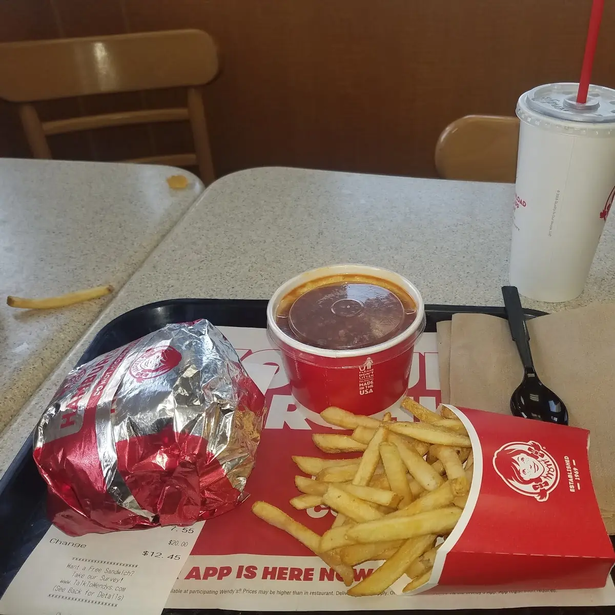 Dave's Double Cheeseburger Combo