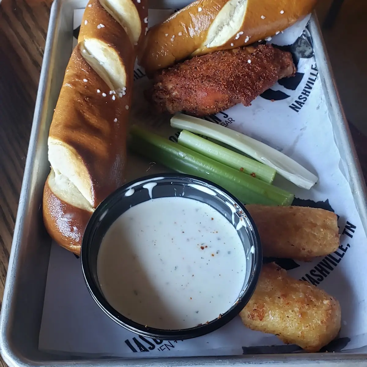 Soft Pretzel Sticks with Dipping Sauces