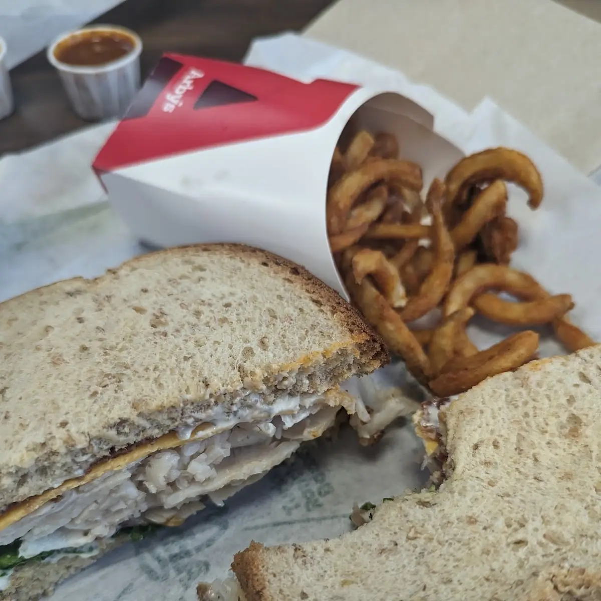 Turkey and Cheese Sandwich
