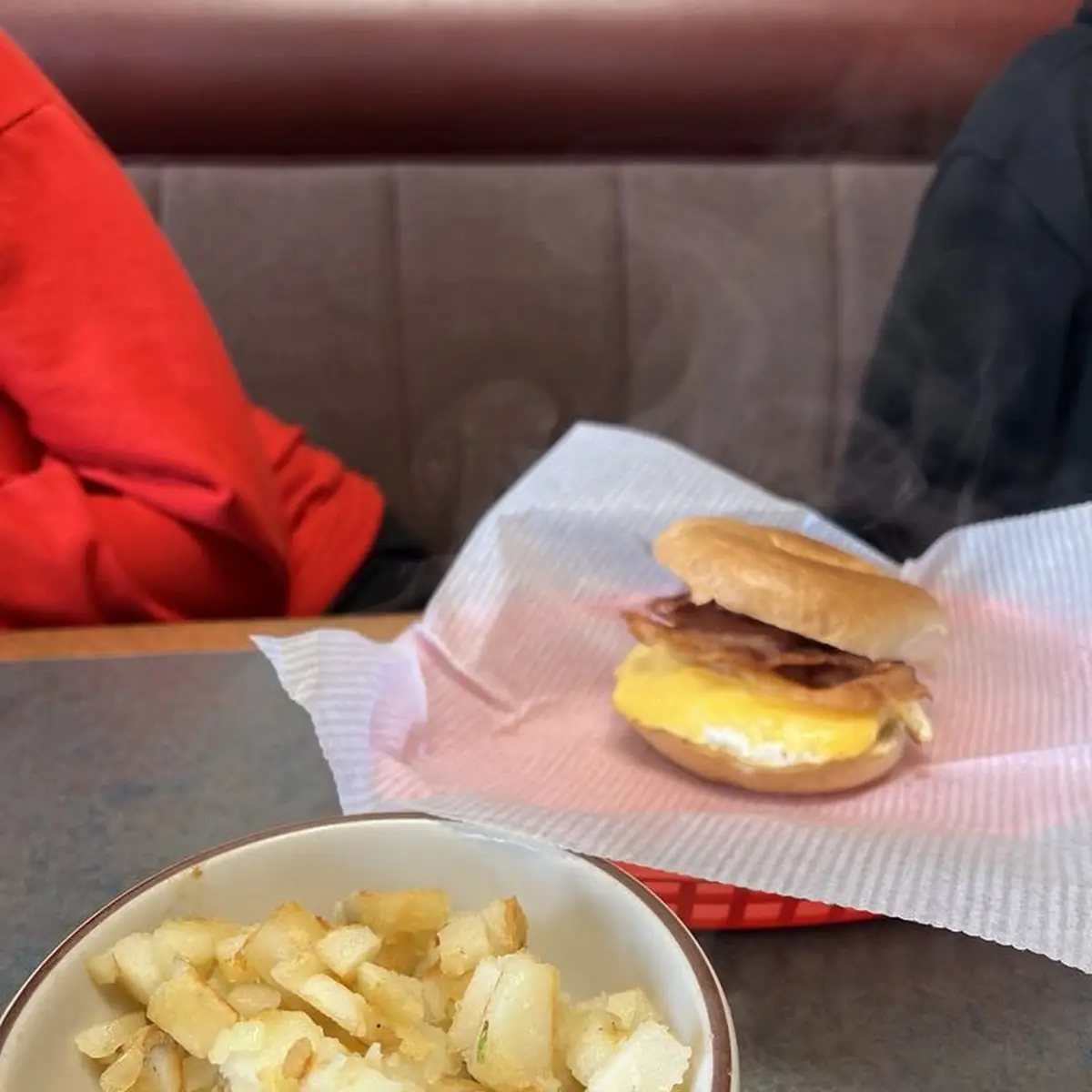 Bacon Egg and Cheese & Home Fries