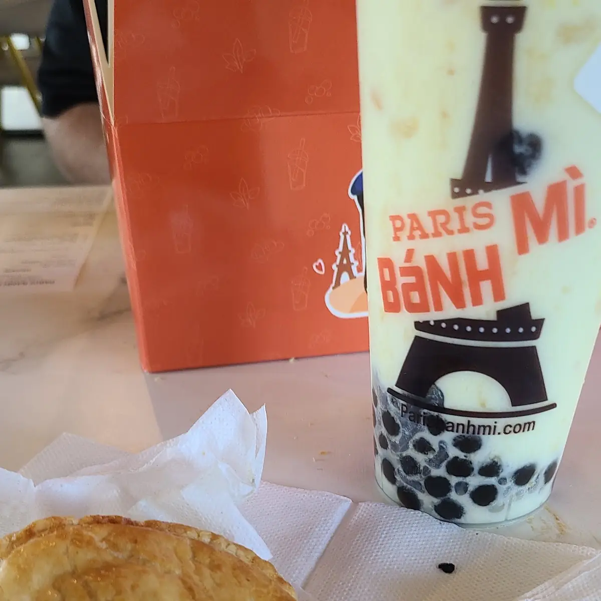 Pina Colada Bubble Tea Slush & Pork Bun