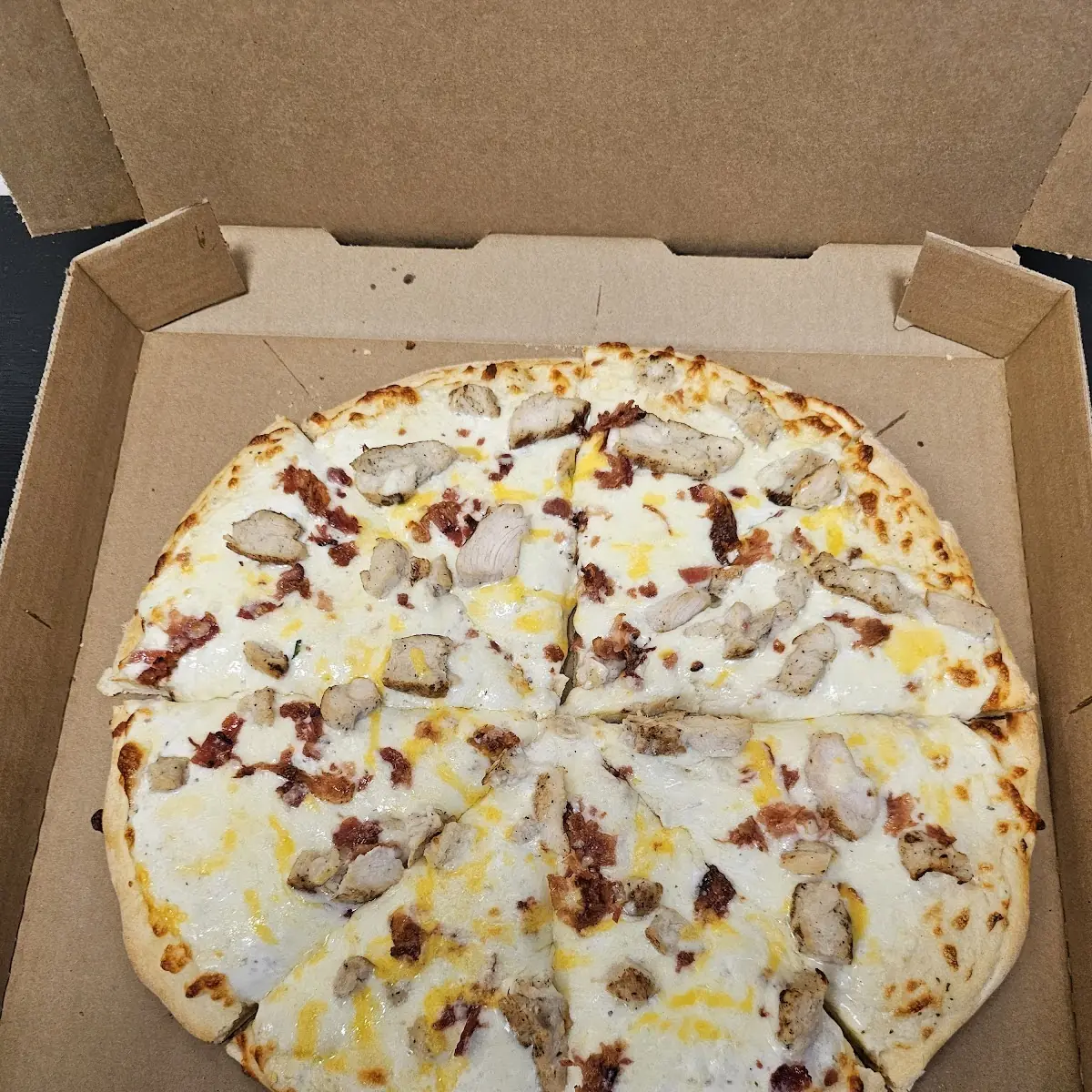 Chicken Bacon Ranch Pizza