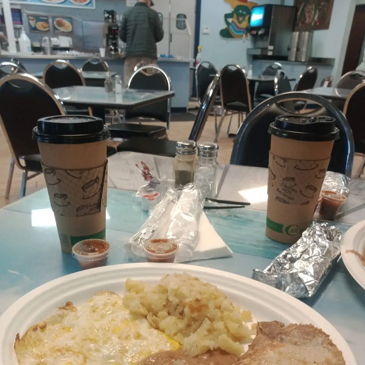 Pork Chops and Eggs