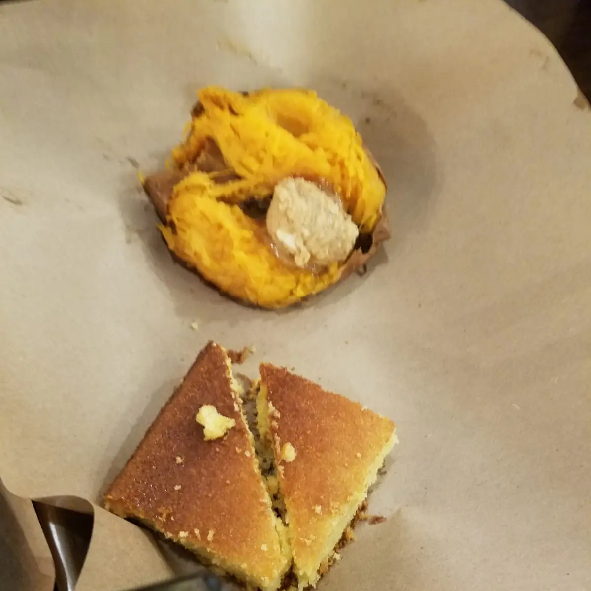 Cornbread and Sweet Potato