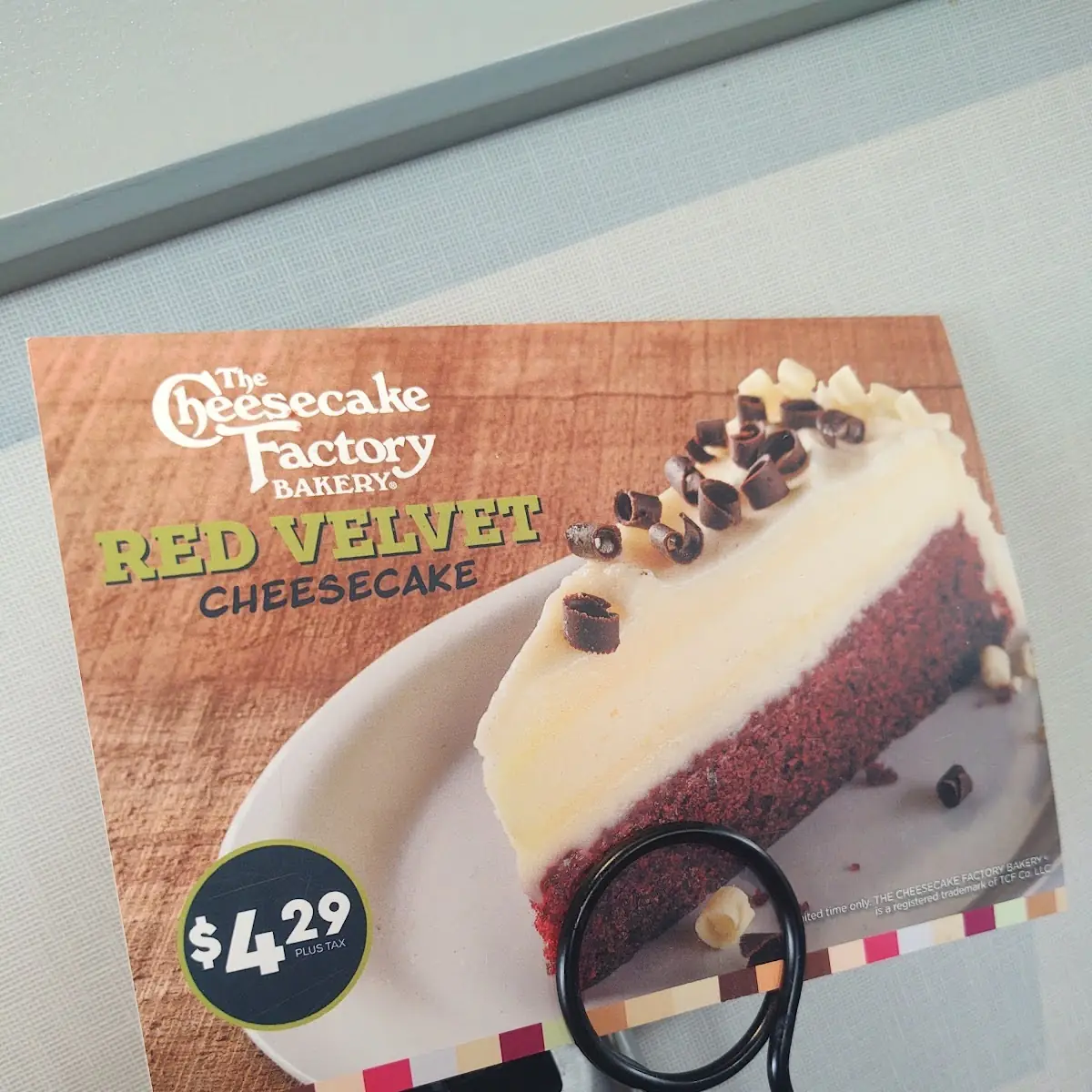 Red Velvet Cheesecake Slice